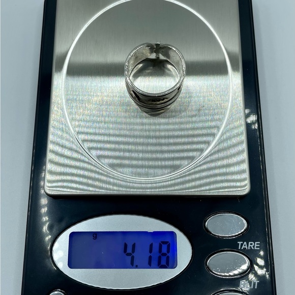 Vintage Sterling Silver 925 and Gold Cartouche Hieroglyphics Ring - Picture 15 of 15